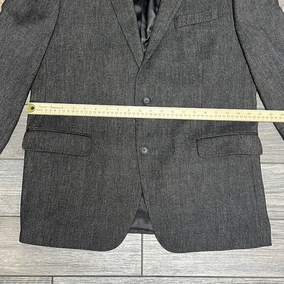 Kenneth Cole Awareness Slim Fit Sport Coat 44R Blazer Suit Jacket Dark Brown - Picture 16 of 16